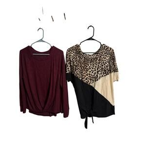 Bundle of 2 Women's Shirts - Size Large